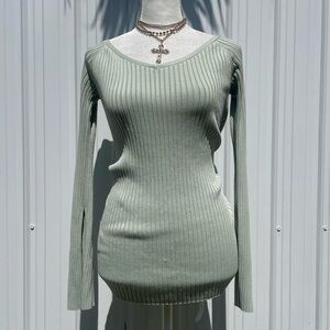 Sage green fairy off the shoulder blouse